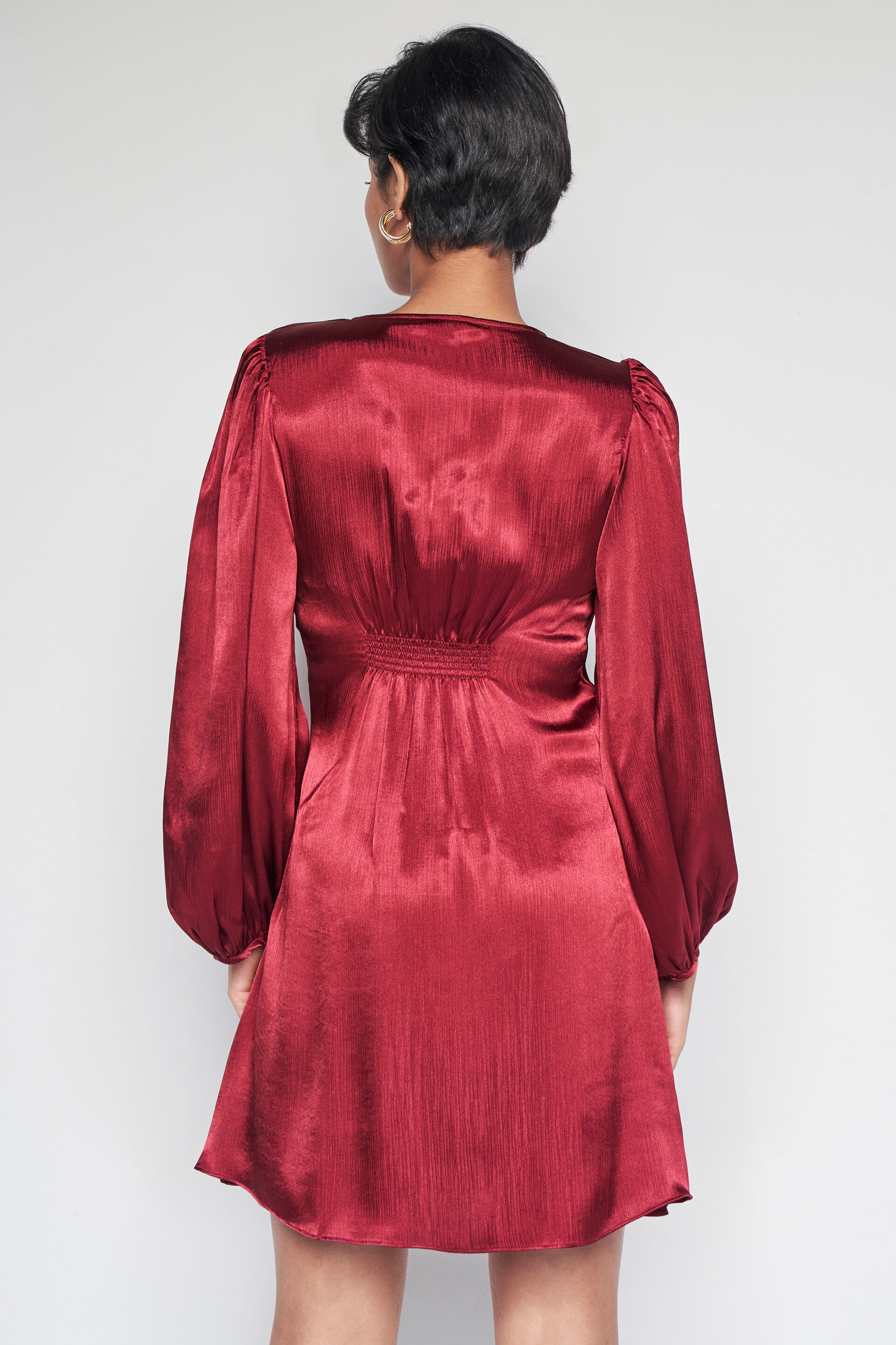 Maroon Muse Dress, Maroon, image 4